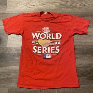 Alstyle 2022 MLB Phillies World Series Bryce Harper T Shirt Size Large Mens